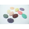 10 cabochons Résine oval mulit color 17x12x3mm