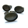 10 pieces bronze  Horizontale ovale bague 13 par18