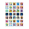 Collage Digital Pop Art Carré 25mm