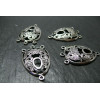 6 magnifiques breloques pp multi connecteurs arabesque ref A1448