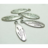 6 pieces pendentif breloque Zen metal vieil argent