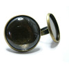 10 pcs : 5 Supports de bague 25mm BR qualité  5 cabochons 25mm