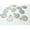 10 pieces  pendentif breloque  I am beautiful vieil argent
