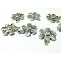 10 pièces breloque pendentifs moyennes fleur ref 2A2144