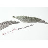 1 pendentif très grand aile  ref 2B3467 viel argent