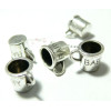 10 pendentifs mug tasse 3D ref 2B4604 viel argent