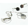 2 Supports de Boucle d'oreille dormeuse simple PP