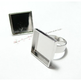 1 Support de bague carré  20mm PP qualité extra