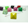 lot de 10 clou pyramide jaune 2 griffse 12mm 