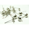 50 Boucles d'oreille clou avec attache PP ref 41058 
