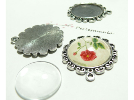 20 pièces: 10 Supports de pendentif VA et 10 cab ref A18228 