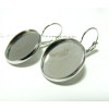 2 supports Boucles d'oreille PP 18mm 