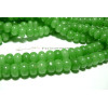 10  rondelles jade  vert  5*8mm 