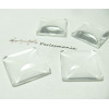 10 pieces cabochon en verre carré 12mm 
