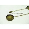 10 broches fibule  20mm bronze 