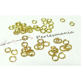 1000 anneaux  fins argent 0,7 par 4 mm  ref JRG4 