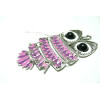 1 pendentif magnifique grande chouette violet VA NO2B6239