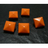 lot de 50 clous rivet 9mm orange pyramide  NO 226 carré