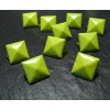 lot de 10 clous rivet 9mm pyramide carré à 4 griffes NO230