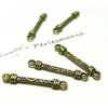 Apprêt bijoux 10 connecteur tige travaillées ref 76 Bronze 