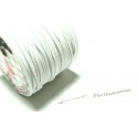 10 mètres élastique fil tressé 1,5mm blanc ref1 
