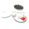 2 pièces: 1  pendentif oval  18 par 25mm qualité  PP  et 1 cab 