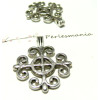 Apprêt bijoux 2 pendentifs croix  ref P15160 VA 