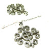 Apprêt bijoux 10 pendentifs croix  ref P15160 VA 