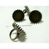 1 Support de bague fine BR griffe qté 20mm 