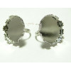 1 Support de bague 25mm PP double fine couronne 