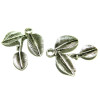Apprêt 4  pendentifs feuilles triple  VA ref 2B6527