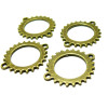 Apprêt bijoux 4 connecteur 2B9520 engrennage bronze