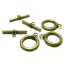 Apprêt bijoux  4 set 2Y6314 magnifique  fermoirs  bronze