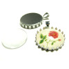 20 pièces 10 Support de pendentif 25mm griffe attache triangle PP et 10 cab