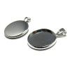 10 Support de pendentif 25mm qualité attache triangle PP