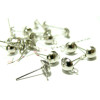 20 Boucles d'oreille clou avec attache PPen 8mm