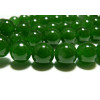 Apprêt bijoux 10 perles 8mm jade teintée couleur vert 