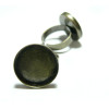 Apprêt bijoux 5  Supports de Bague Bronze 20 mm bord épais 