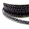1 m ruban cordon spaghetti petit pois 7mm ref FFcollection 206  pois