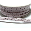 1 m ruban cordon spaghetti petit pois 7mm ref FFcollection 406 pois