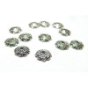 Apprêts et perles 100 pieces 2Y8616 coupelles caps viel argent