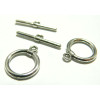 Apprêt bijoux  10 sets 2W6446  fermoirs  Viel argent