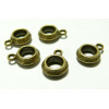 Apprêt bijoux 50 bélières passant ref P2A1637 Bronze 