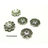20 pieces 2Y2504 grandes coupelles caps Vieil Argent dentelle 