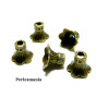 Apprêts et perles 10 pieces 2Y2822 coupelles calottes  Tulipe Bronze 