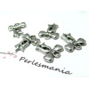 Apprêt bijoux 50 pendentifs noeuds 2A1612 Vieil argent 