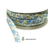 50cm ruban biais  liberty double 10mm ref FF collection 15 fleuri liberty 