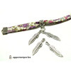 10 pieces  breloque 2A2316 pendentif  petites plumes  feuille  vieil argent 