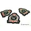 Apprêt mercerie 1  patch thermocollant embleme blason university ref205 