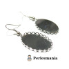 Apprêt bijoux 2 Boucle d'oreille  crochet Qualité13 par 18mm PP ID27417 